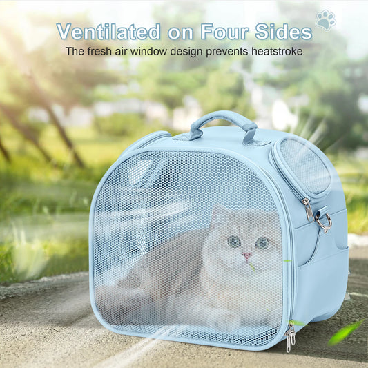 Cat Carriers Dog Carrier Bags For Small Pet Carry on Carrier Airline Approved Small Dog Carrier Soft Sided, Collapsible Travel 