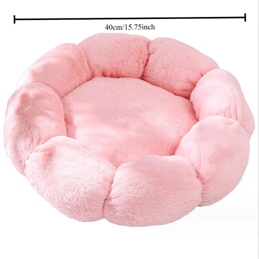 Dogs Cats Pets Dogs Cats Plush Flower-shaped Dog Bed Dog Mat Pet Daily Necessities