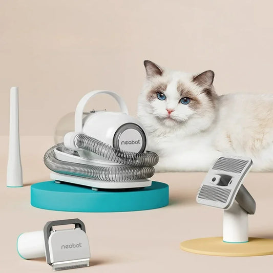 Pet Hair Trimmer Pet Grooming Instrument Comb, Shave and All-in-one Multifunctional Cleaning Machine Dog and Cat Comb