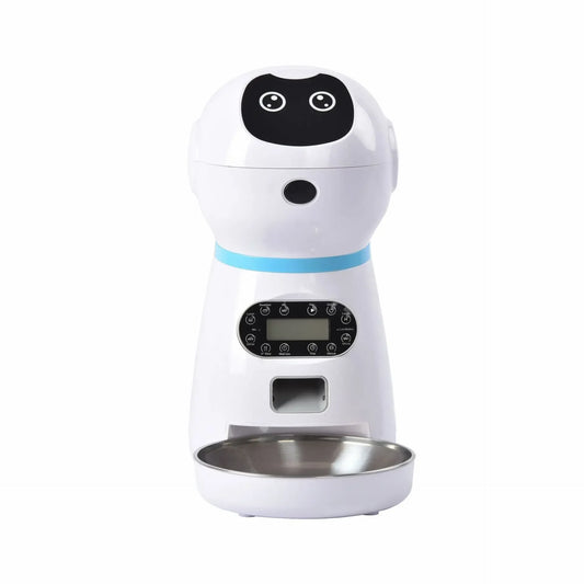 Smart Feeders Suitable for Small and Medium Pet, 3.5 Liters Dry Food Dispenser, 2L Water Feeder, Automatic Dog and Cat Feeder