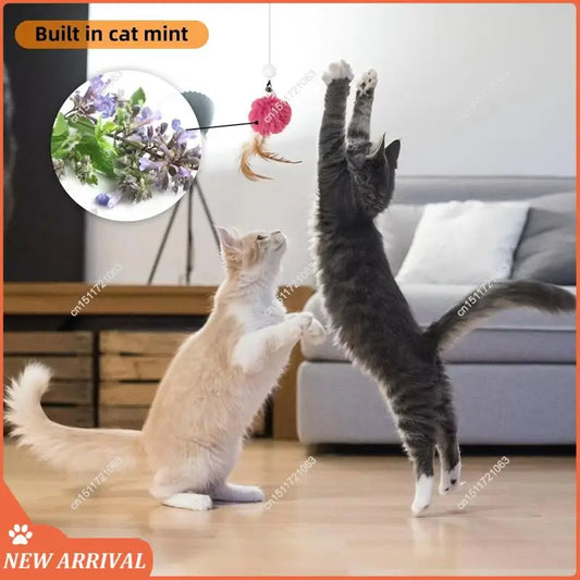 Emption!Cat Toys For Cats Stretchable Rechargeable Automatic Interactive Cat Toys For Cat Teaser