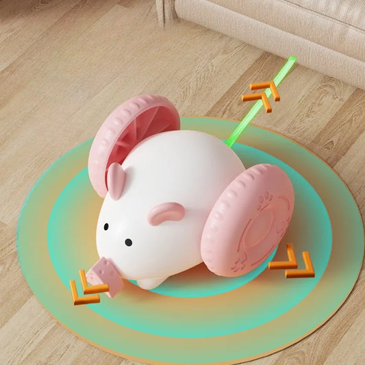 Smart Cat Mouse Toy Electric Mouse Car Automatic Teaser kitten Pet Toys Intelligent Obstacle Avoidance Cat Car Toy Pet Supplies