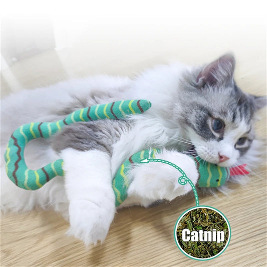 Snake Cat Toys Teaser Cat Toys Funny cat stick interactive Cat Toy Funny Cat Chewing Playing Toy Cat Supplies Pet Accessories