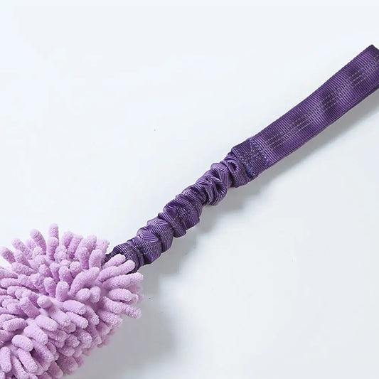 Creative Colorful Pet Chew Toy Plush Squeaky Grind Teeth Toy Funny with Sound Teething Resistant Rope Toy Training Interactive