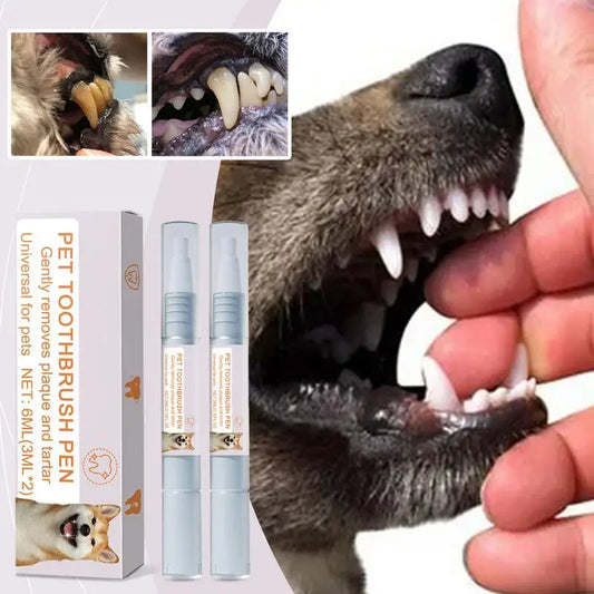 Pet Teeth Cleaning Pen Dog Oral Stone Cleaning Pen Pet Dog Cat Beauty Toothbrush Pet Toothbrush Paste Brush Teeth Cleaning Tools