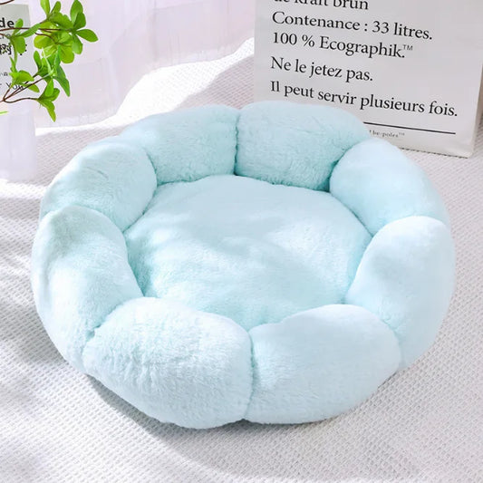 Dogs Cats Pets Dogs Cats Plush Flower-shaped Dog Bed Dog Mat Pet Daily Necessities