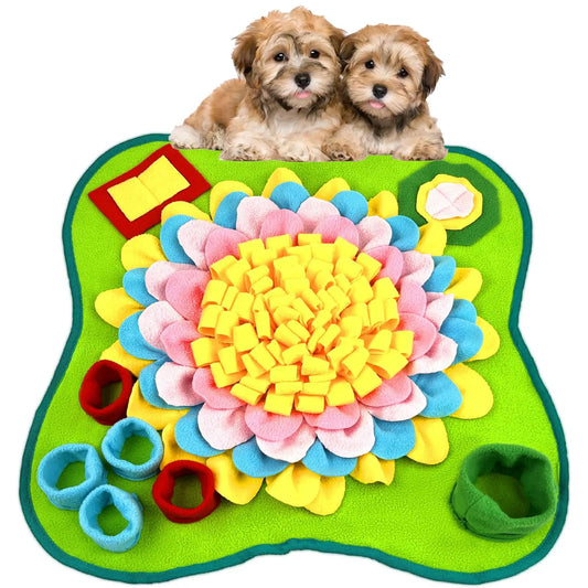 Pet Sniffing Training Mat Dogs Cats Educational Stress Relief Bite Resistant Slow Food Mat Pets Eco-friendly Training Blanket